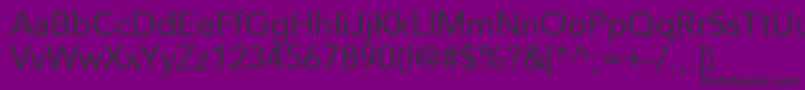 ExpoSsi-fontti – mustat fontit violetilla taustalla