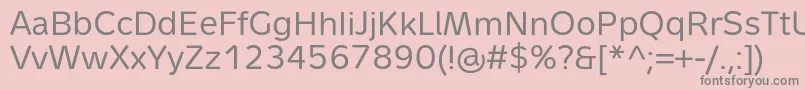 More about MetronTextPro Font MetronTextPro Font – Gray Fonts on Pink Background
