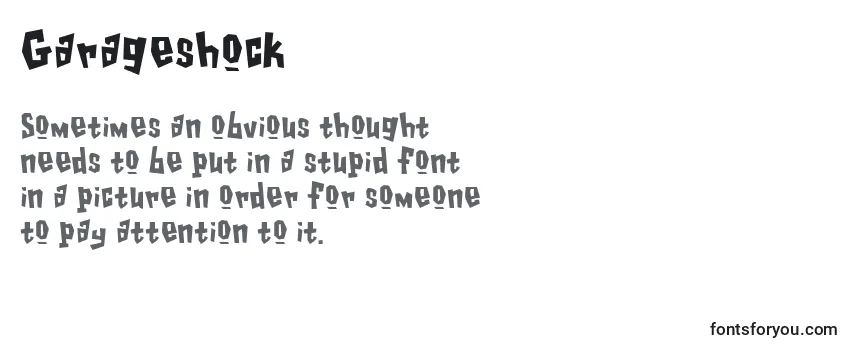 Обзор шрифта Garageshock