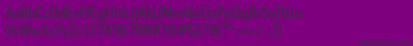 Dynagroteskrm Font – Black Fonts on Purple Background