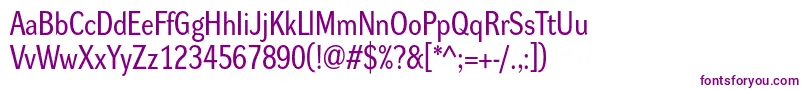 Dynagroteskrm Font – Purple Fonts on White Background