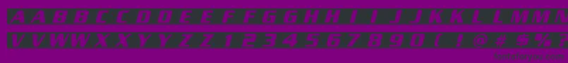 NewSpace-fontti – mustat fontit violetilla taustalla