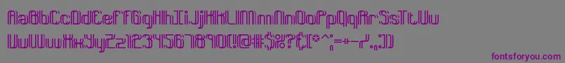 Dyphusio Font – Purple Fonts on Gray Background