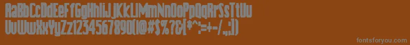 More about VanillaBoys Font VanillaBoys Font – Gray Fonts on Brown Background
