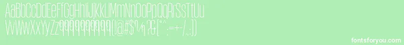 ObcecadaSansFfp Font – White Fonts on Green Background