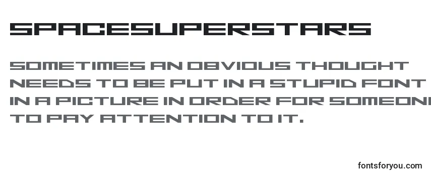 Обзор шрифта SpaceSuperstars