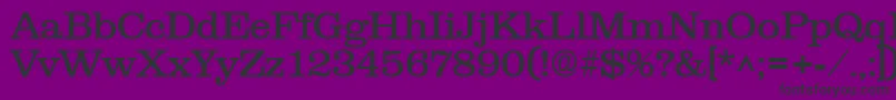 NewslineSf Font – Black Fonts on Purple Background