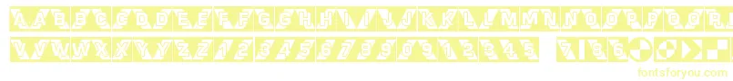 Airlock-fontti – keltaiset fontit