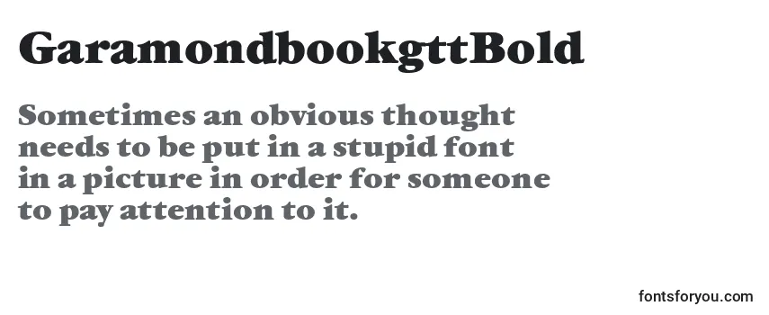 GaramondbookgttBold Font