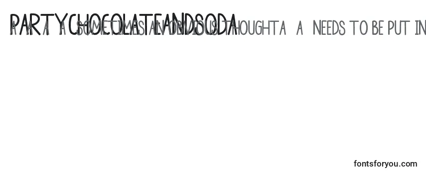 PartyChocolateAndSoda Font