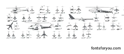 Schriftart Aircraft