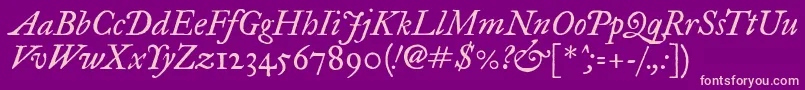 Más sobre la fuente Imfegpit28p fuente Imfegpit28p – Fuentes Rosadas Sobre Fondo Morado