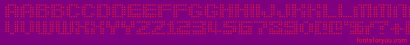 Berion Font – Red Fonts on Purple Background