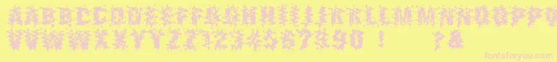 More about Blowing Font Blowing Font – Pink Fonts on Yellow Background