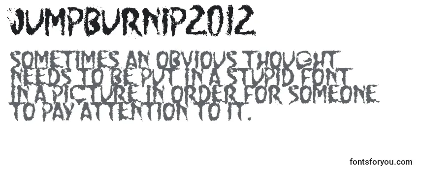 Обзор шрифта JumpBurnIp2012