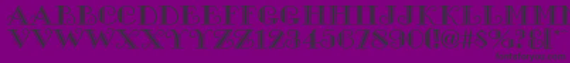 GeorgianaRegular Font – Black Fonts on Purple Background