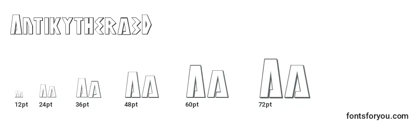 Antikythera3D Font Sizes