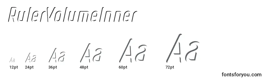 Размеры шрифта RulerVolumeInner