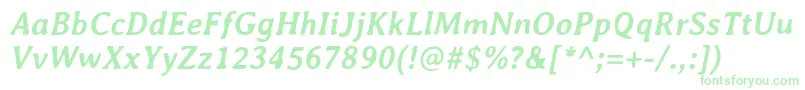Lisätietoja AveriaBolditalic-fontista AveriaBolditalic-fontti – vihreät fontit