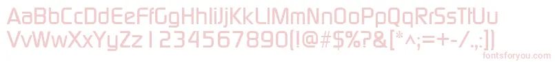 ModaerneRegular-Schriftart – Rosa Schriften auf weißem Hintergrund