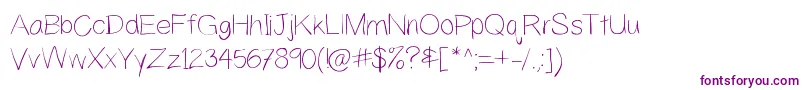 YahfieLight Font – Purple Fonts