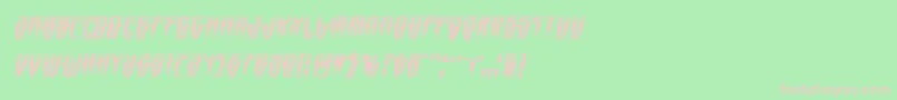 Шрифт Swordtoothsquatital – розовые шрифты на зелёном фоне