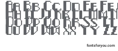 Обзор шрифта PixelNoirCaps