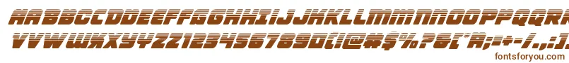 Шрифт Victorycomicshalfital – коричневые шрифты на белом фоне