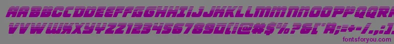 Шрифт Victorycomicshalfital – фиолетовые шрифты на сером фоне