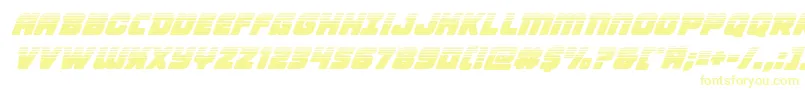 Шрифт Victorycomicshalfital – жёлтые шрифты