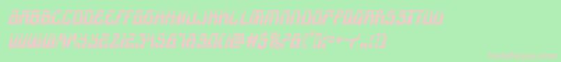 1968odysseycondital Font – Pink Fonts on Green Background