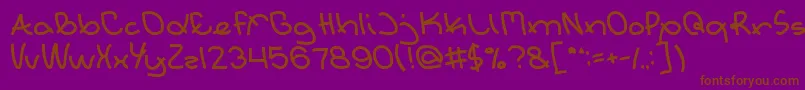 More about Extraordinary Font Extraordinary Font – Brown Fonts on Purple Background