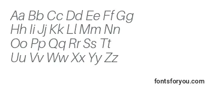AileronLightitalic Font