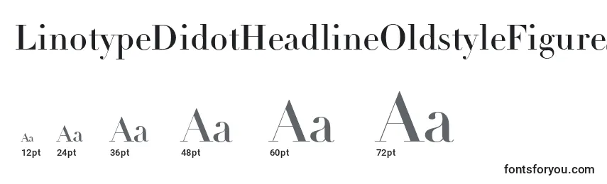 LinotypeDidotHeadlineOldstyleFigures Font Sizes