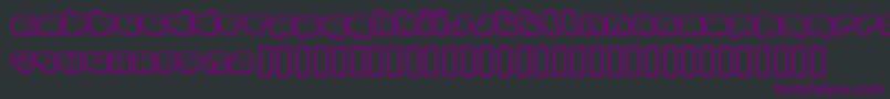 Fotof Font – Purple Fonts on Black Background