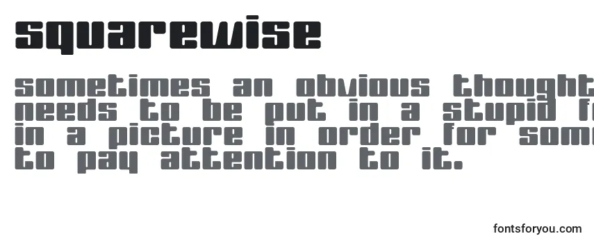 Squarewise Font