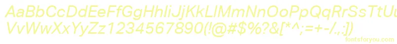 AktivgroteskcorpItalic Font – Yellow Fonts