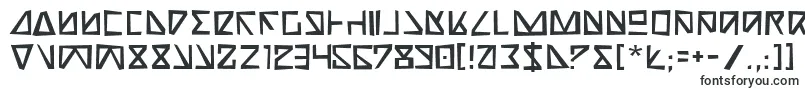Nickr-fontti – Arkkitehtuuriset fontit