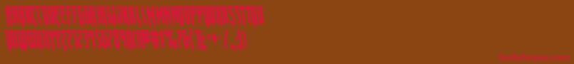 Gotharcticaleft Font – Red Fonts on Brown Background