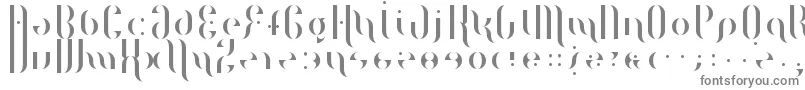 フォントMagentaFlow – 白い背景に灰色の文字