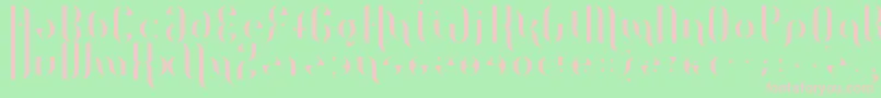 MagentaFlow Font – Pink Fonts on Green Background