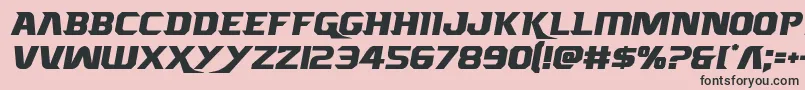 Borgsquad Font – Black Fonts on Pink Background