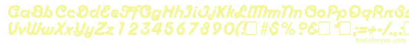 BoascriptRegular Font – Yellow Fonts