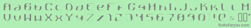 RГҐttpick Font – Gray Fonts on Green Background