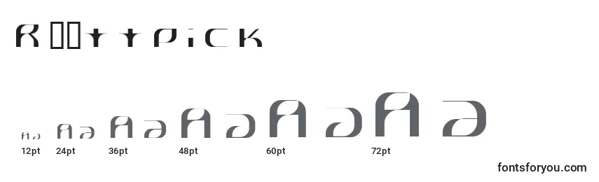 Размеры шрифта RГҐttpick