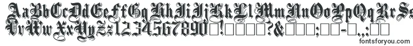 ShadowedBlack-Schriftart – Buchstaben-Schriften