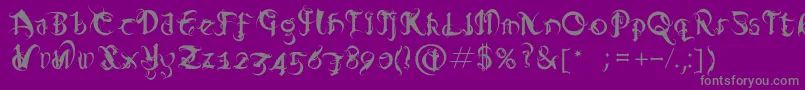 More about Diablo Font Diablo Font – Gray Fonts on Purple Background