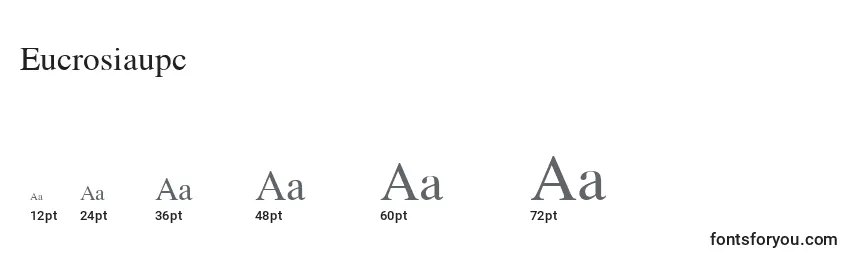Eucrosiaupc Font Sizes