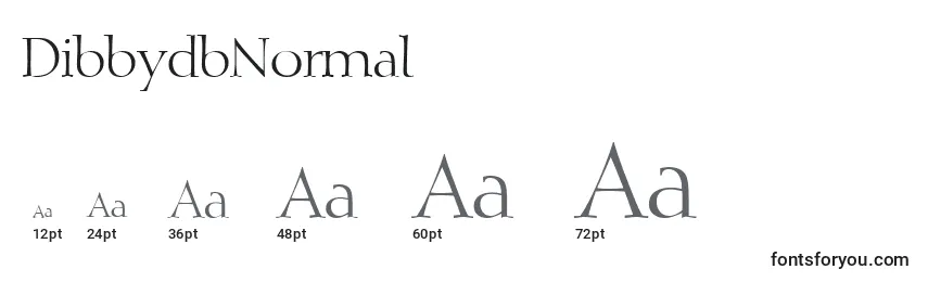DibbydbNormal Font Sizes