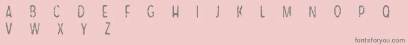 CfsameoldstoryRegular Font – Gray Fonts on Pink Background